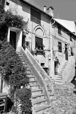 Albissola Marina İtalya 'nın antik köyü Pozzo Garitta.