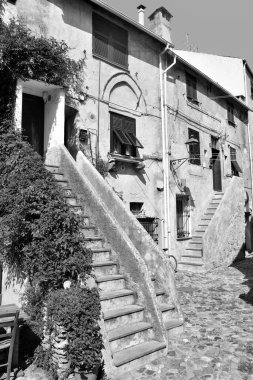 Albissola Marina İtalya 'nın antik köyü Pozzo Garitta.