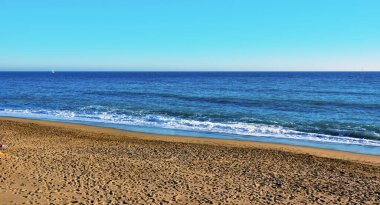 Albissola İtalya 'da gün batımı