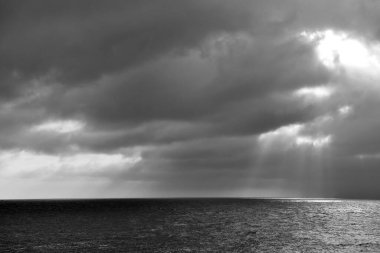 Varazze İtalya 'da gün batımı