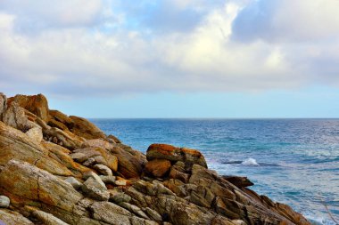 Cogoleto Liguria İtalya kıyı manzarası