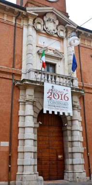 Ariostea Belediye Kütüphanesi Ferrara Sarayı 'nda Delle Scienze 17.- 11 Şubat 2018 Ferrara İtalya