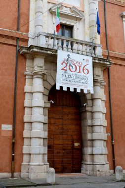 Ariostea Belediye Kütüphanesi Ferrara Sarayı 'nda Delle Scienze 17.- 11 Şubat 2018 Ferrara İtalya