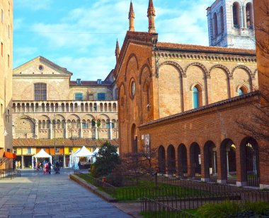 Katedral ve müze Ferrara İtalya
