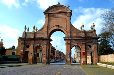 Corso giovecca Ferrara İtalya 'nın kapısı
