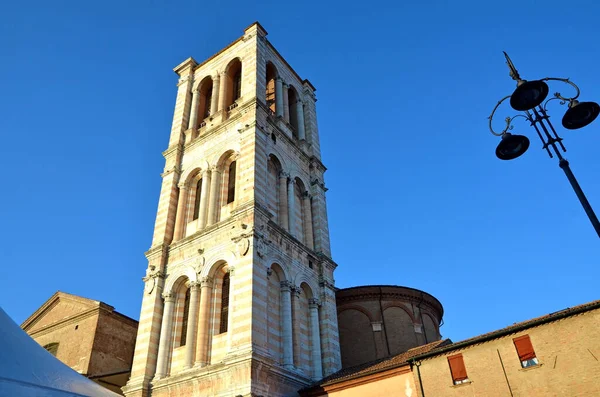 Campanario Catedral Ferrara Italia —  Fotos de Stock