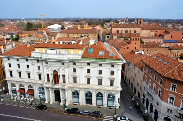 Panorama Vanaf Het Kasteel Este Ferrara Italië — Stockfoto