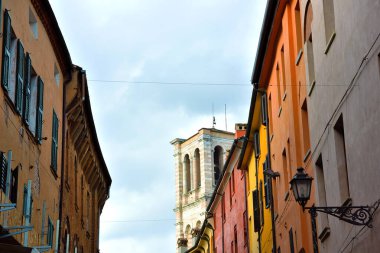 Ferrara Emilia Romagna İtalya 'nın tarihi merkezi