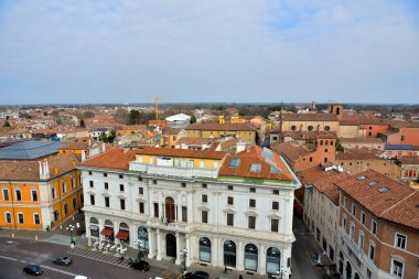 Ticaret Odası 'nın tarihi binası (kamera di ticari) - 11 Şubat 2018 Ferrara İtalya