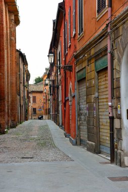 Ferrara Emilia Romagna İtalya 'nın tarihi merkezi