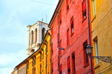 Ferrara Emilia Romagna İtalya 'nın tarihi merkezi