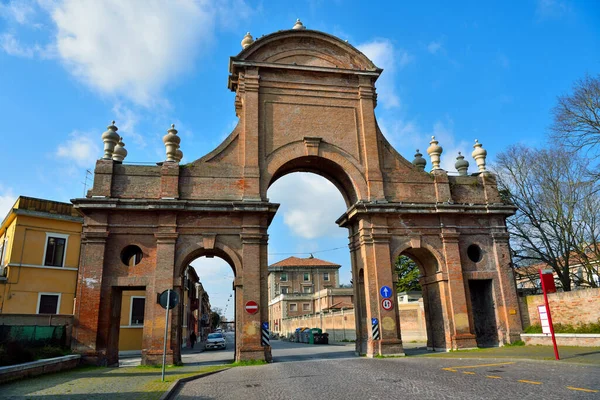 Πόρτα Του Corso Giovecca Ferrara Ιταλία — Φωτογραφία Αρχείου