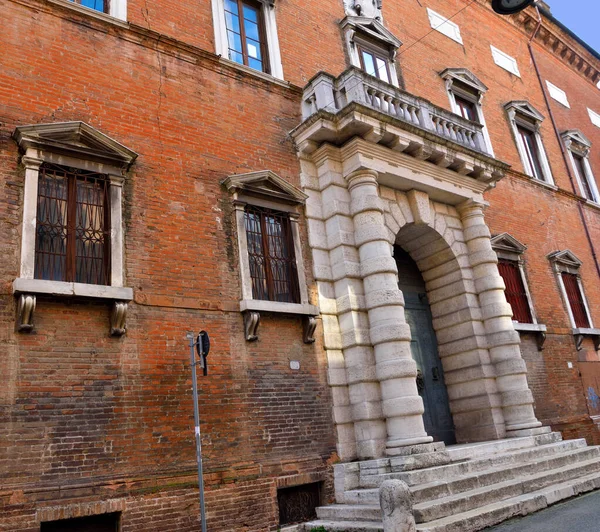 Contughi Gulinelli Palacio Construido 1542 Ferrara Italia — Foto de Stock