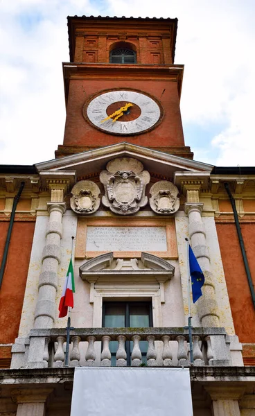 Palacio Contughi Gulinelli Construido 1420 Febrero 2018 Ferrara Italia — Foto de Stock