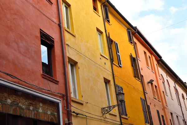 페라라 에밀리아 로마냐의 역사적 중심지 이탈리아 — 스톡 사진