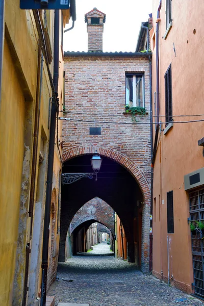 Delle Volte Historisch Centrum Ferrara Italië — Stockfoto