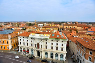 Ticaret Odası 'nın tarihi binası (kamera di ticari) - 11 Şubat 2018 Ferrara İtalya