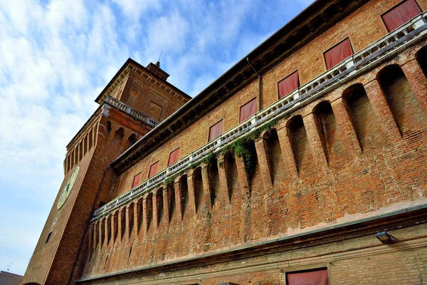 Κάστρο Estense Στη Ferrara Emilia Romagna Ιταλία — Φωτογραφία Αρχείου