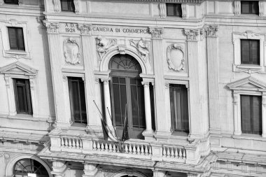 Ticaret Odası 'nın tarihi binası (kamera di ticari) - 11 Şubat 2018 Ferrara İtalya