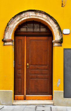 Ferrara Emilia Romagna İtalya 'nın tarihi merkezi