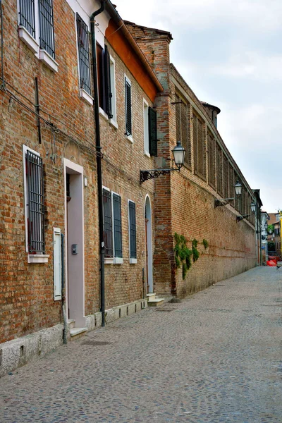 Ιστορικό Κέντρο Της Ferrara Emilia Romagna Ιταλία — Φωτογραφία Αρχείου