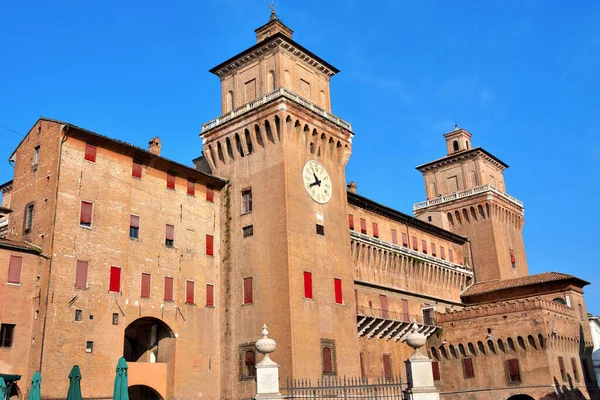 Ferrara 'daki Estense Kalesi, Emilia Romagna, İtalya
