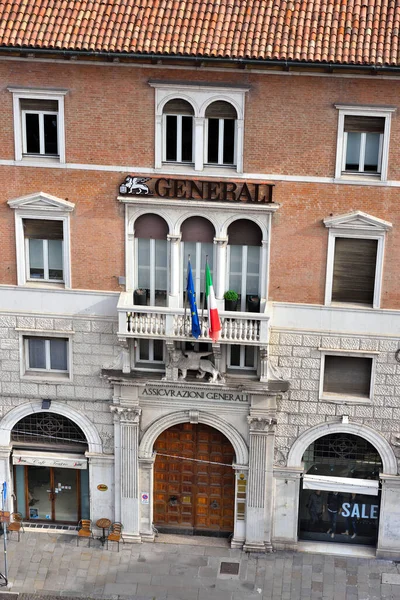 Edificio Histórico Para Seguro General Febrero 2018 Ferrara Italia — Foto de Stock