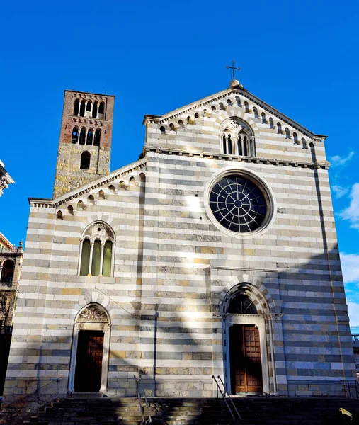 Abadía Santo Esteban Siglo Génova Italia — Foto de Stock