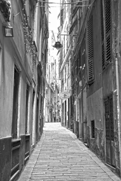 Views Alleys Historic Center Genoa Italy April 2018 — Photo