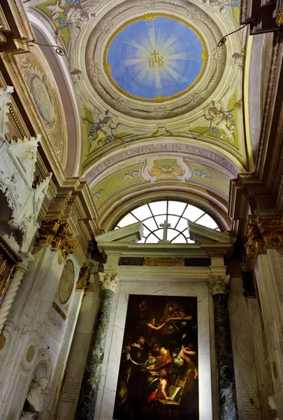 Interno Della Chiesa Museo Santa Maria Castello Genova Aprile 2018 — Foto Stock