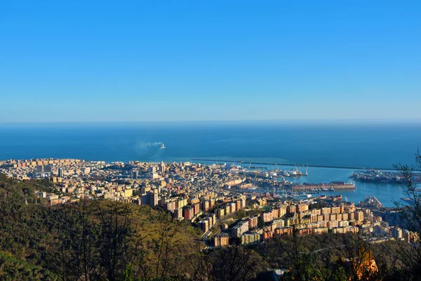 热那亚 利古里亚和意大利的城市景观 — 图库照片