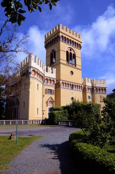 Castle Villa Negrotto Cambiaso Arenzano Genoa Italy — Foto de Stock