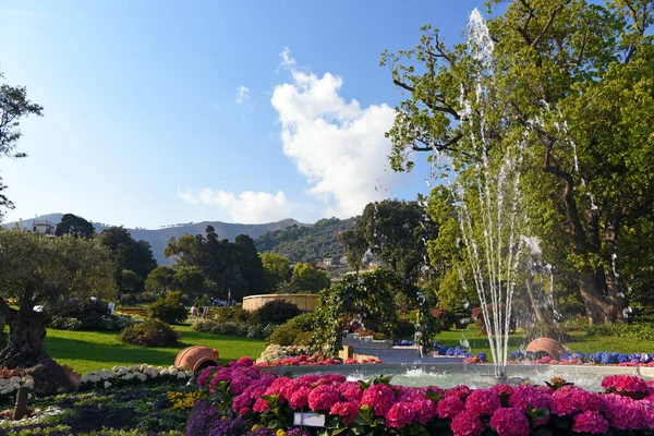 euroflora nervi parkları, çiçek bahçesi genoa italy