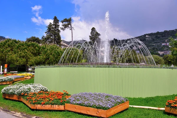 Nervi Parks Flower Garden Genoa Italy — ストック写真