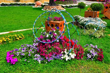 Euroflora nervi parkları Ceneviz İtalya