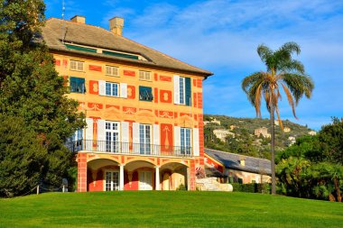  Genoa İtalya 'nın nervi parkındaki villa Grimaldi.