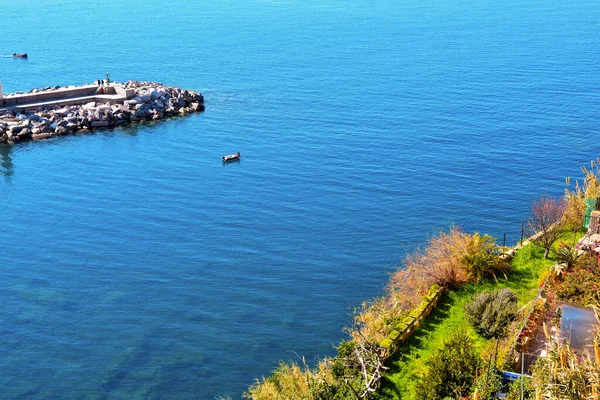 Krajobraz Camogli Liguria Włochy — Zdjęcie stockowe