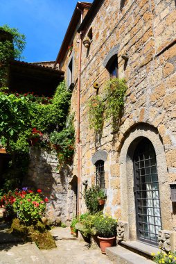 Civita di Bagnoregio Viterbo İtalya 'ya bir göz atalım.