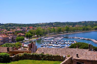 İtalya 'nın Panorama Capodimonte Gölü