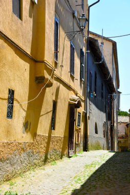 Capodimonte Viterbo İtalya 'nın tarihi merkezi.