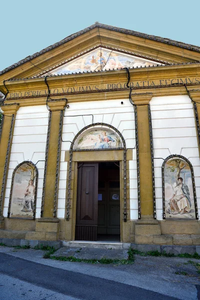 Церковь Сан Рокко Построена 1837 Году Каподимонте Италия — стоковое фото