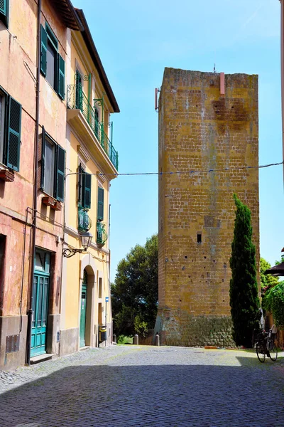 Historic Center Tuscania Italy — 图库照片