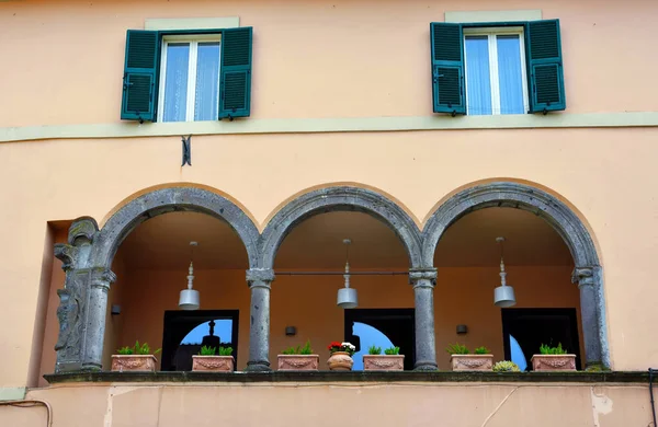 Ancient House Historic Center Tuscania Italy — Stockfoto