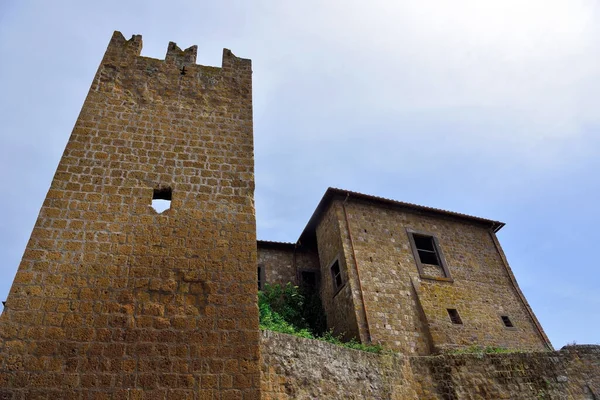 Surrounding Walls Tuscania Village Italy — Stock fotografie