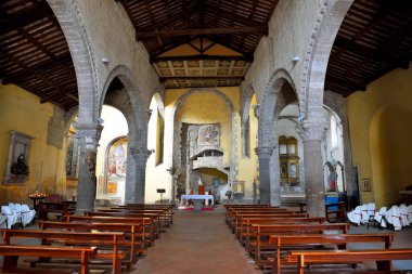 Santa Maria della Rosa Kilisesi 13 ve 14. yüzyıllar arasında inşa edilmiş 22 Mayıs 2022 Tuscania İtalya