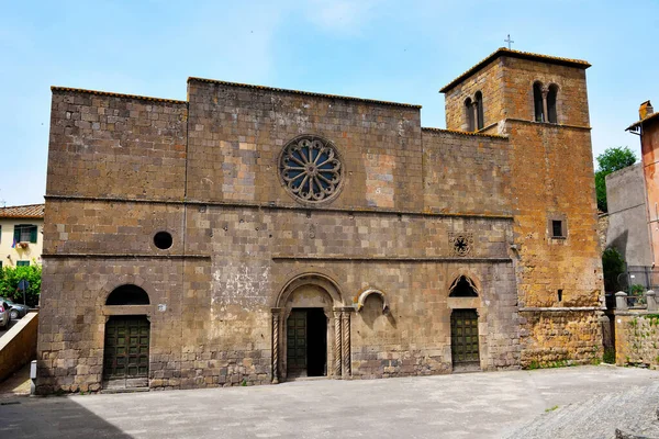 Iglesia Santa Maria Della Rosa Tuscania Lazio Italia — Foto de Stock