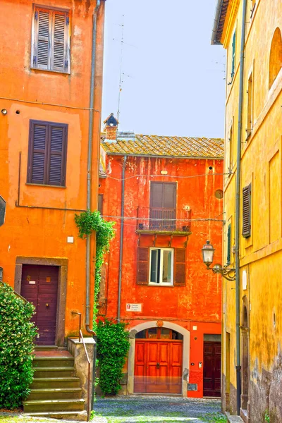 Vislumbres Del Centro Histórico Tuscania Lazio Italia — Foto de Stock