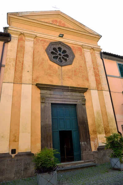 Kościół San Giovanni Decollato Tuscania Lazio Włochy — Zdjęcie stockowe