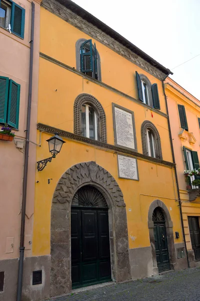 Antiguo Edificio Centro Histórico Del Lazio Tuscania Italia — Foto de Stock