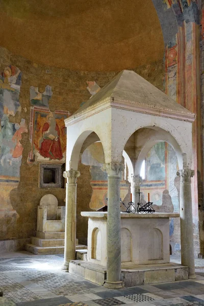Interior Church San Pietro 11Th Century Romanesque Style May 2022 — Photo